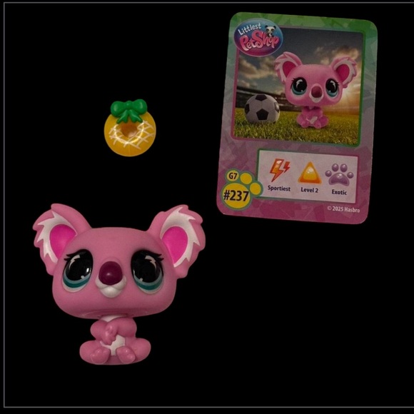 KOALA BEAR #G7 #237 - Authentic Littlest Pet Shop - Hasbro LPS - Picture 1 of 8